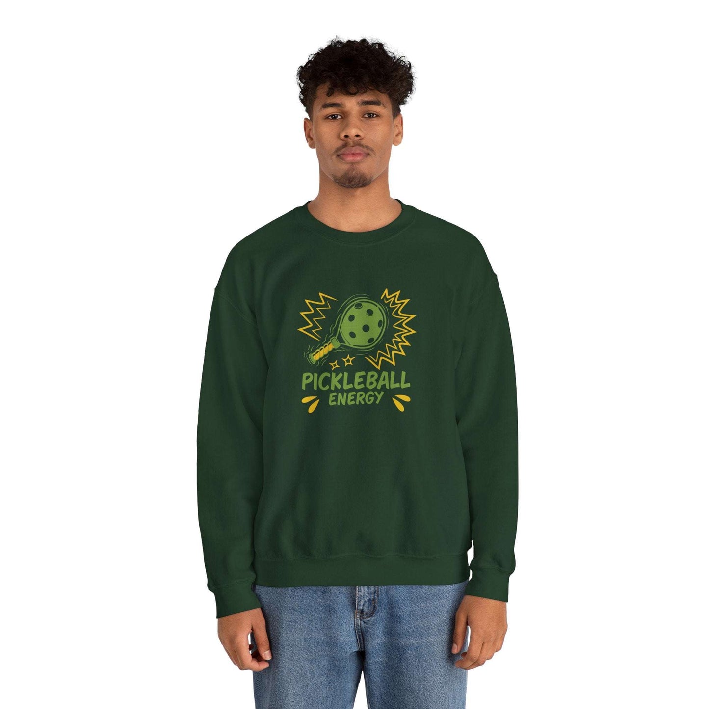 Men's Stylish Pickleball Sweatshirt - Pickleball Energy