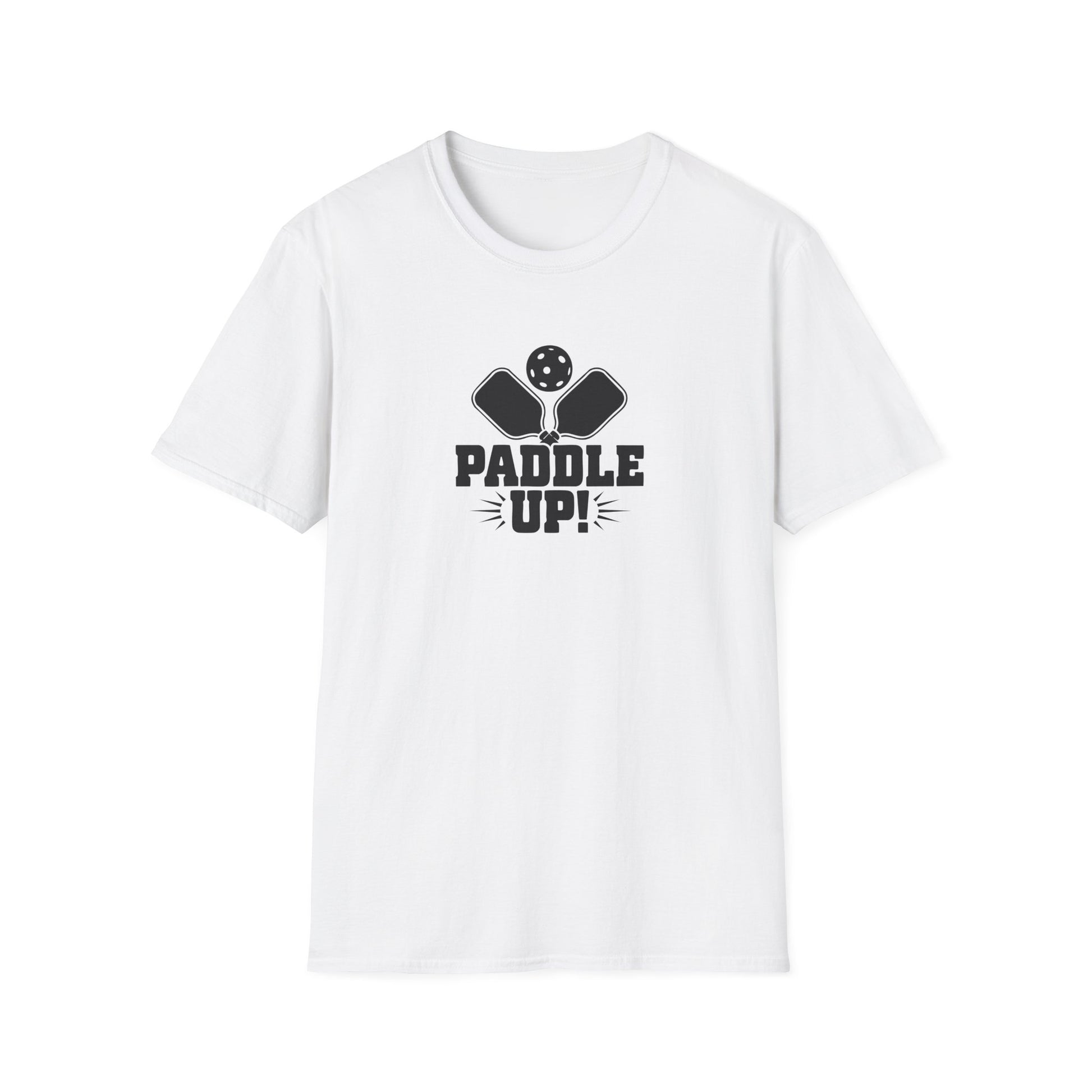 Women's Bold Pickleball T-shirt - Paddle Up White