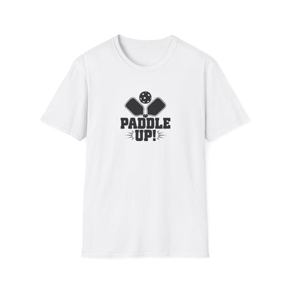 Women's Bold Pickleball T-shirt - Paddle Up White