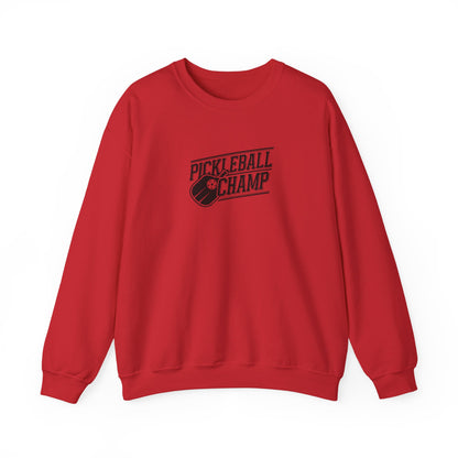 Men's Comfy Pickleball Sweatshirt - Pickleball Champ Red