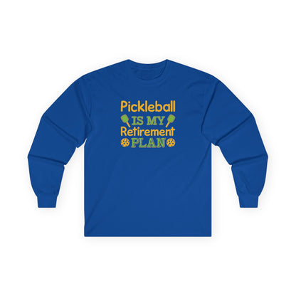 Women's Pickleball Long Sleeves top - Pickleball Is My Retirement Plan Royal