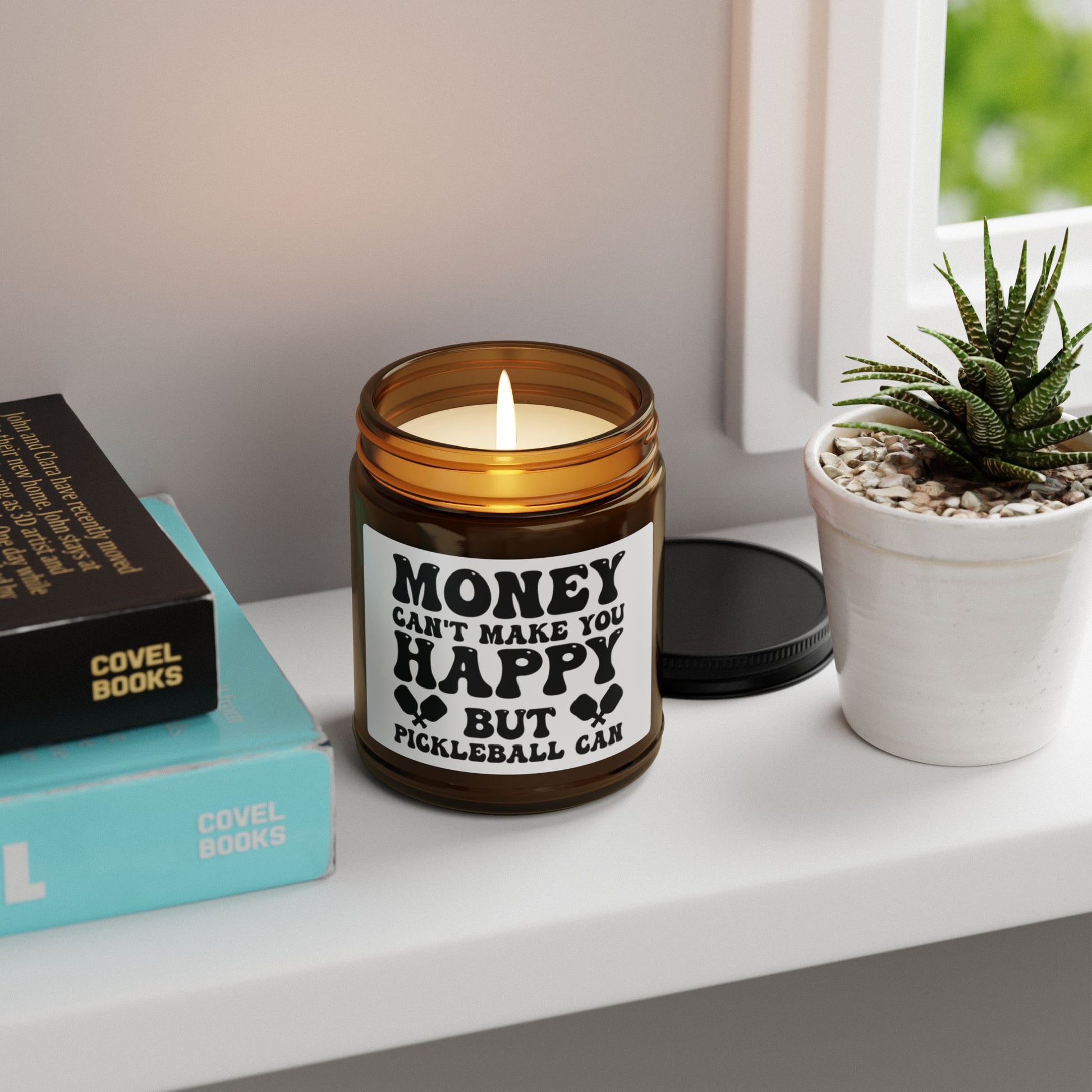 Pickleball Candle - Money Can't Make You Happy but Pickleball Can