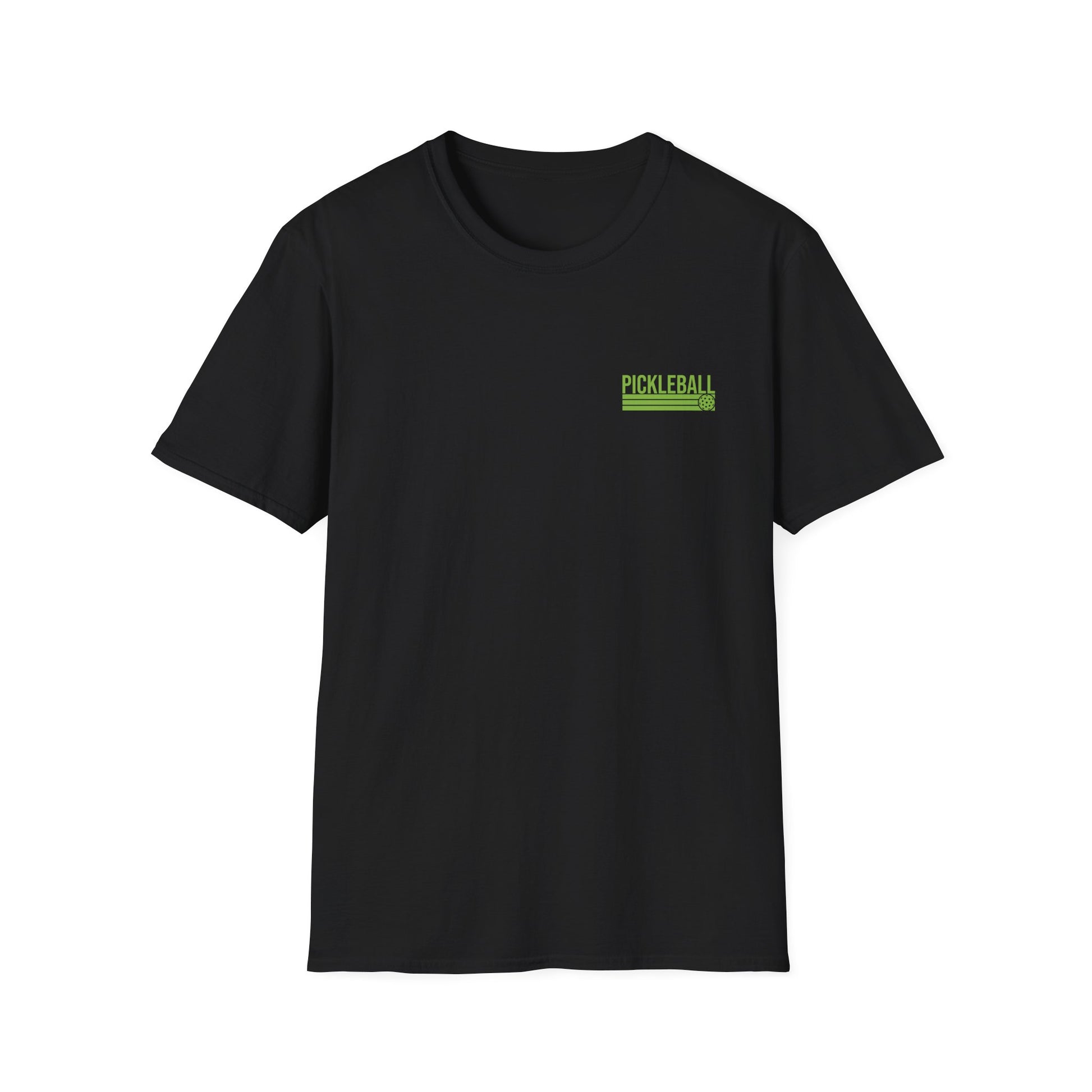 Men's Pickleball T-shirt - Life Is Good Pickleball Make It Better Black