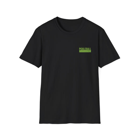 Men's Pickleball T-shirt - Life Is Good Pickleball Make It Better Black