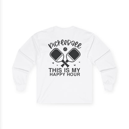 Women's Pickleball Long Sleeves top - Pickleball This Is My Happy Hour