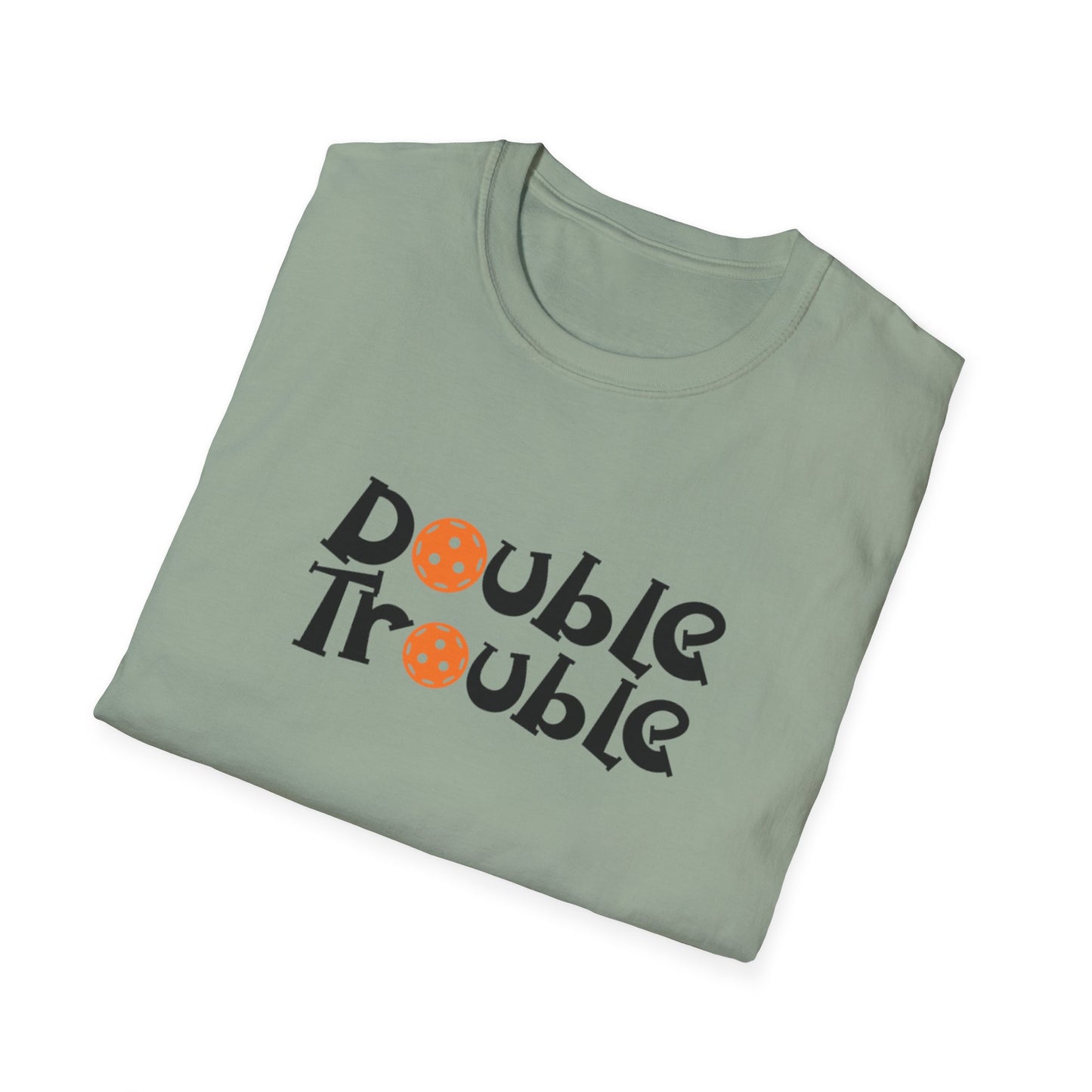 Men's Funny Pickleball T-shirt - Double Trouble