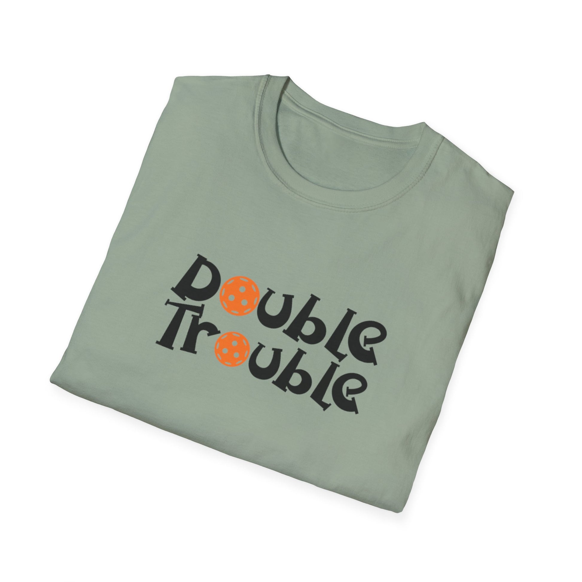 Men's Funny Pickleball T-shirt - Double Trouble