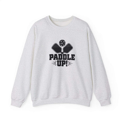 Men's Durable Pickleball Sweatshirt - Paddle Up Grey