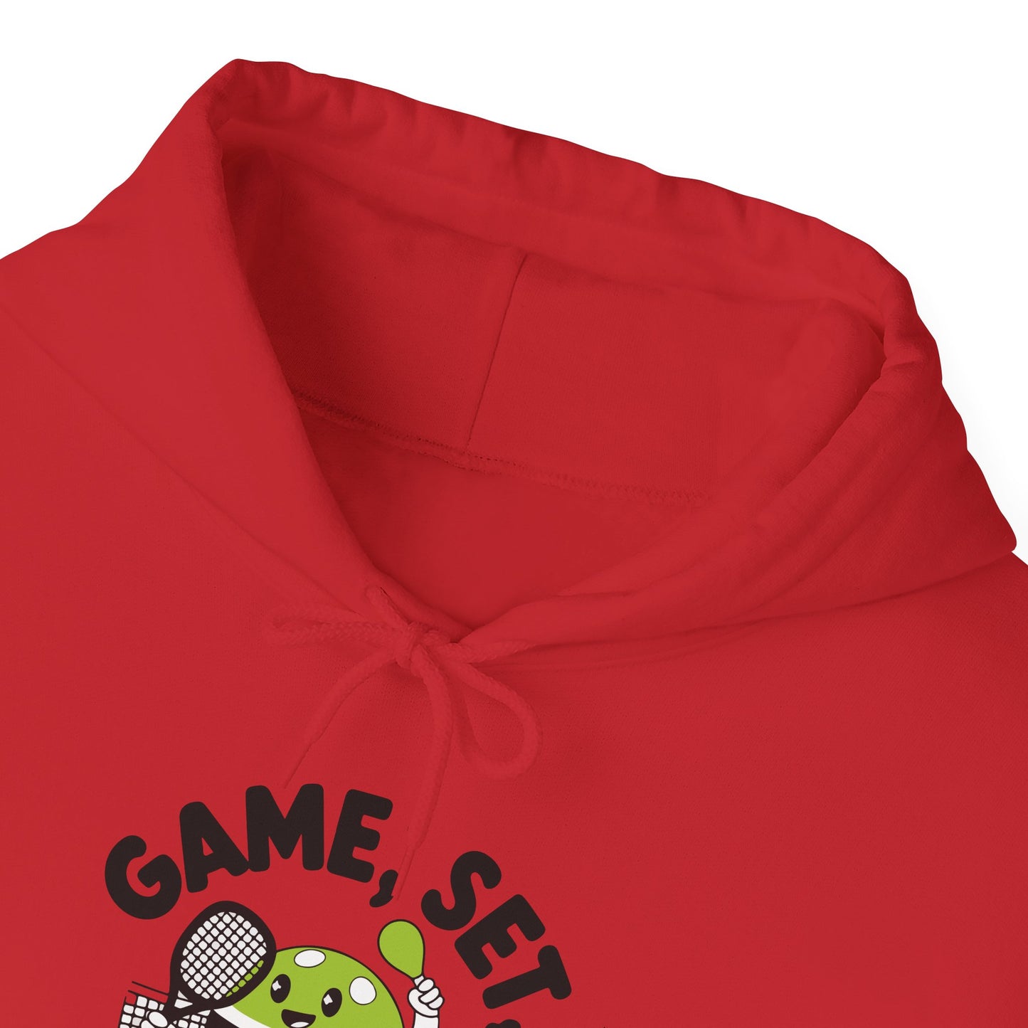 Men's Cute Pickleball Hoodie - Game, Set, Pickleball