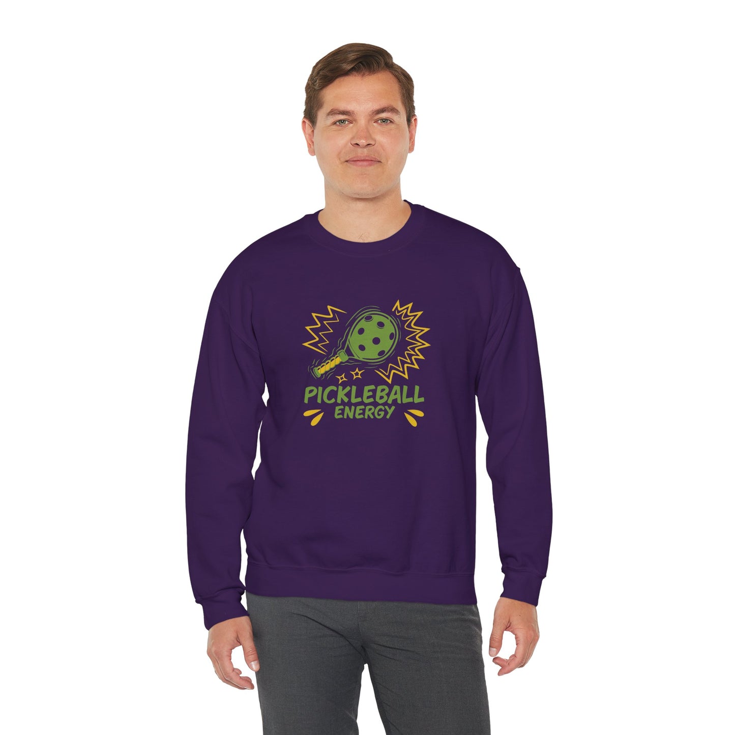 Men's Stylish Pickleball Sweatshirt - Pickleball Energy