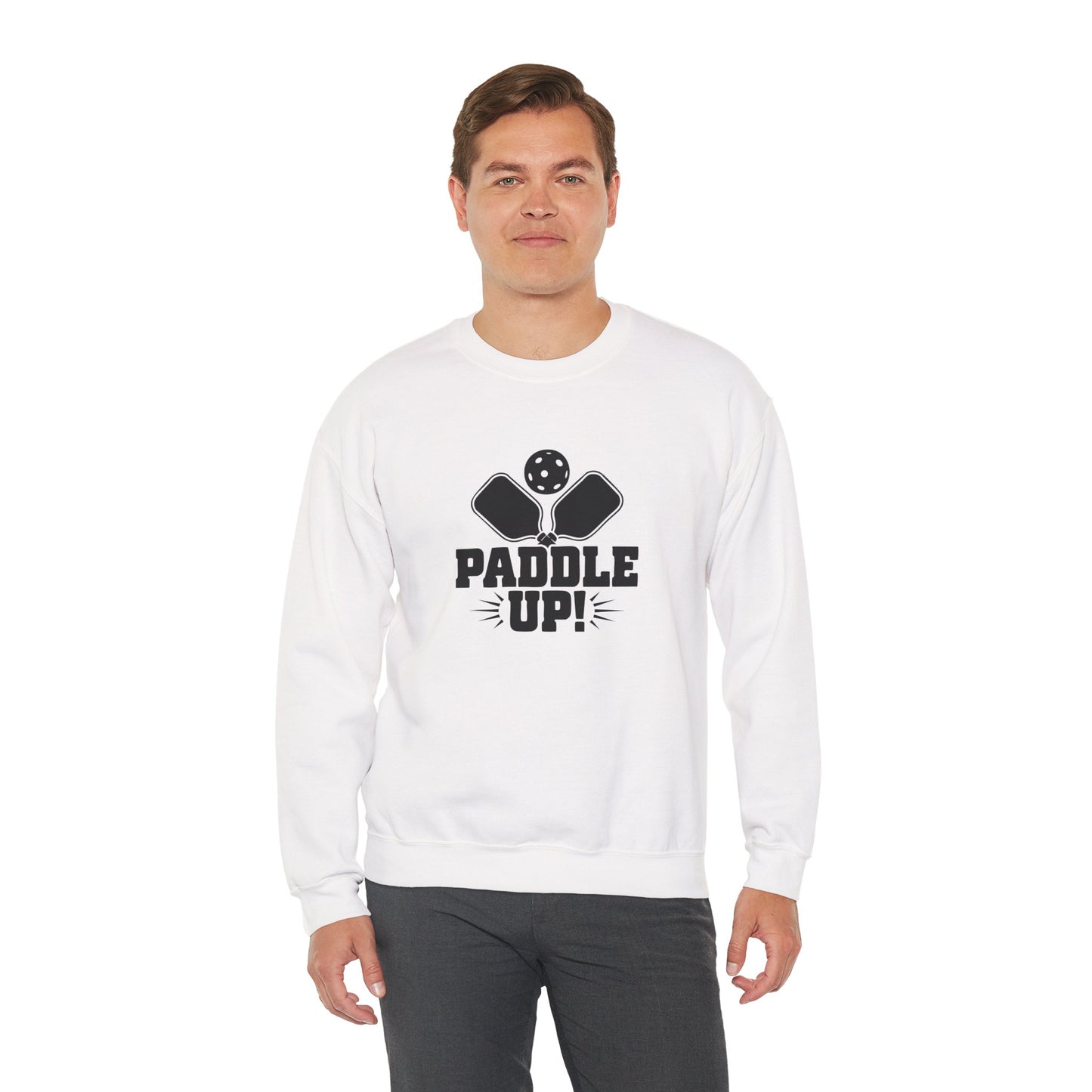 Men's Durable Pickleball Sweatshirt - Paddle Up