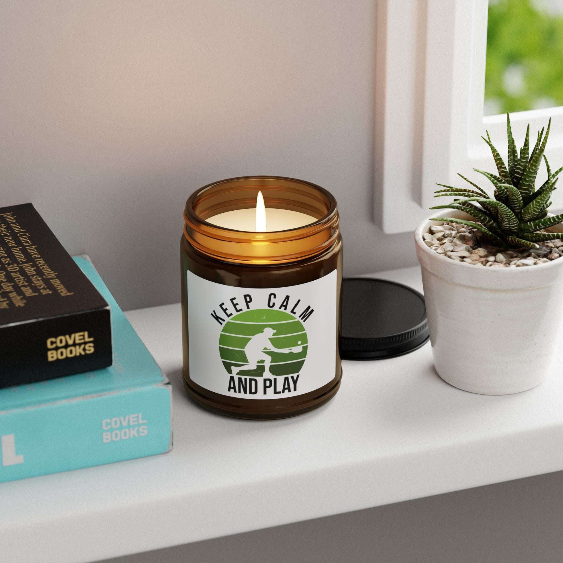 Pickleball Delightful Candle - Keep Calm and Play