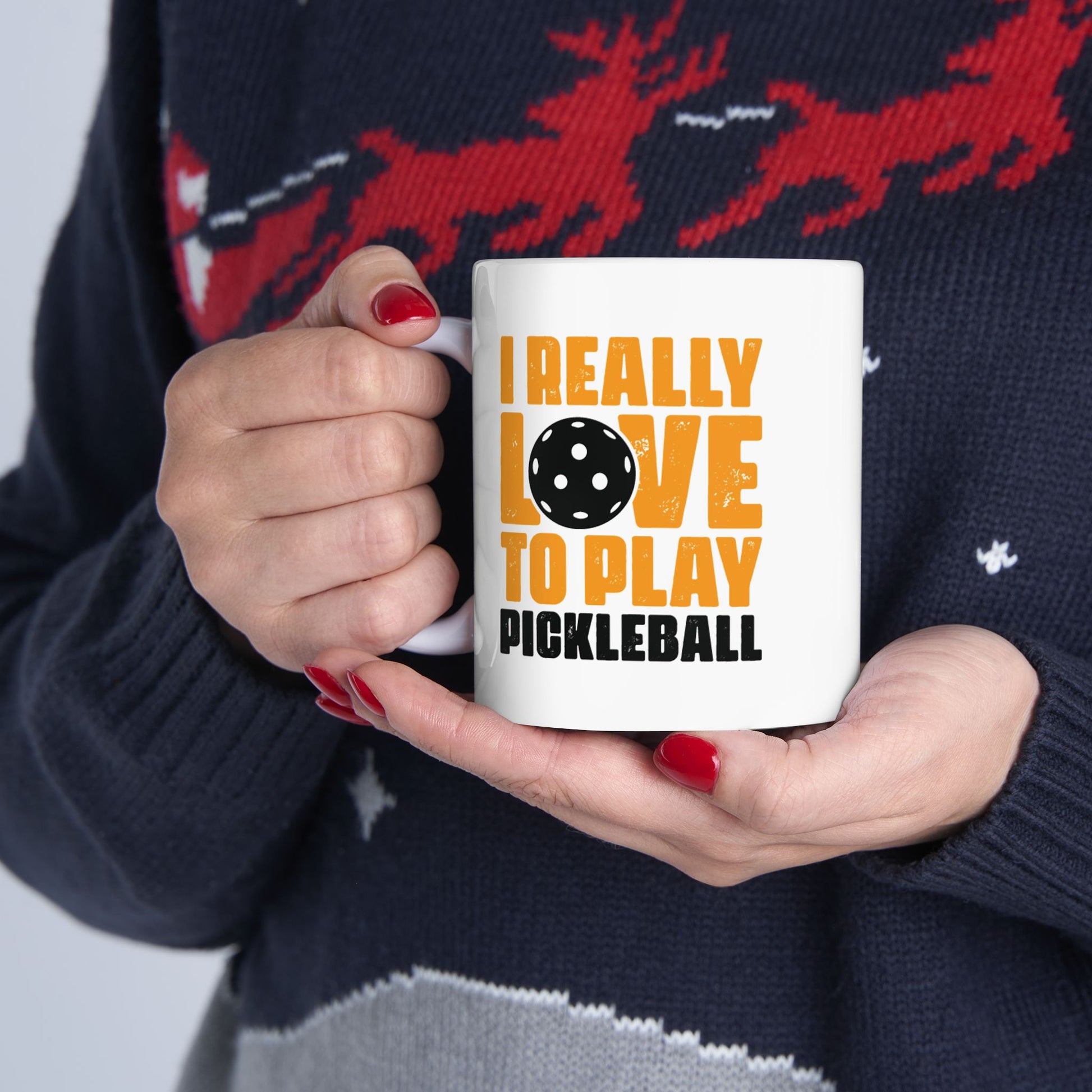 Pickleball Energetic Mug - I Really Love To Play Pickleball