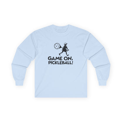 Men's Lightweight Pickleball Long Sleeves top - Game On Pickleball Blue