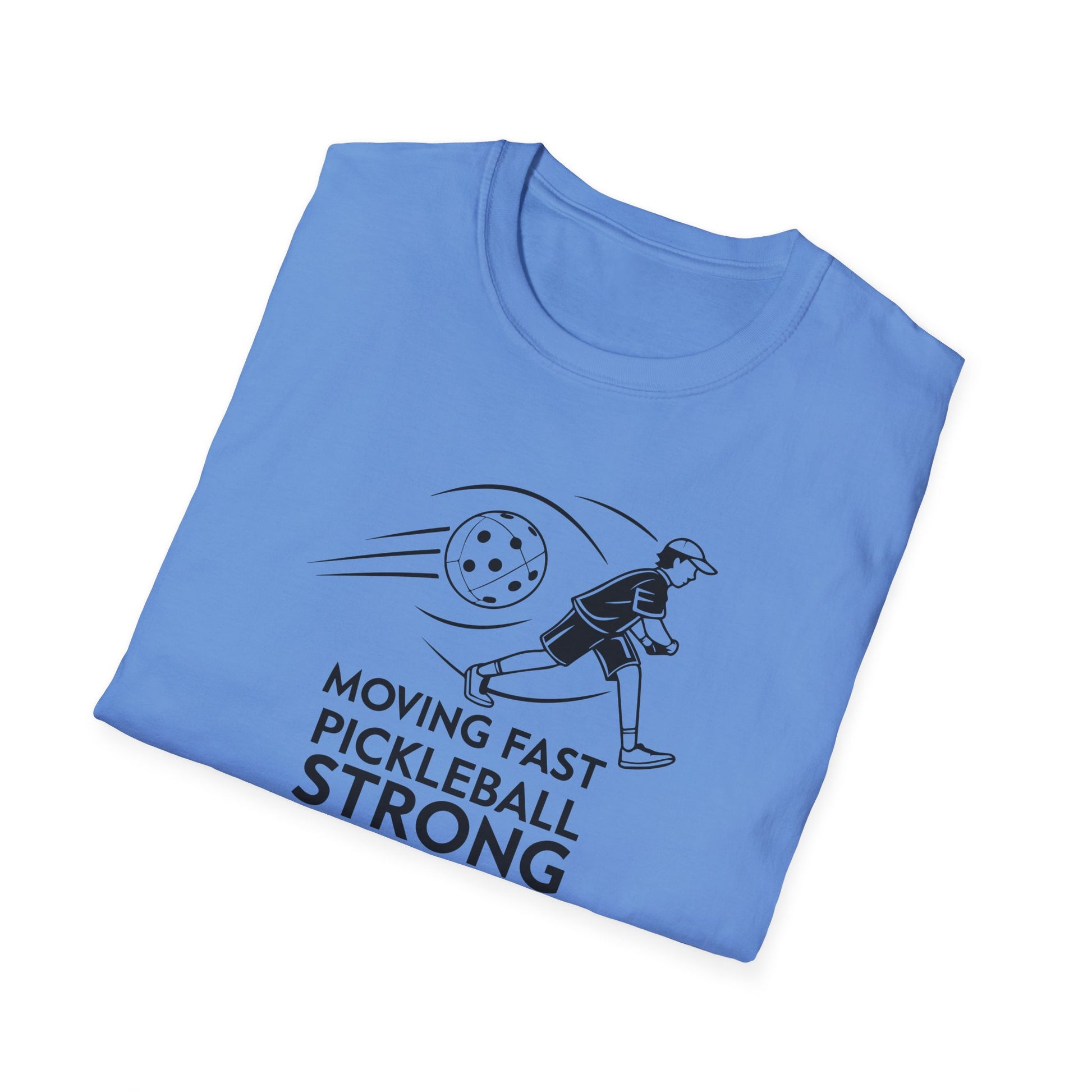 Men's Lightweight Pickleball T-shirt - Moving Fast Pickleball Strong