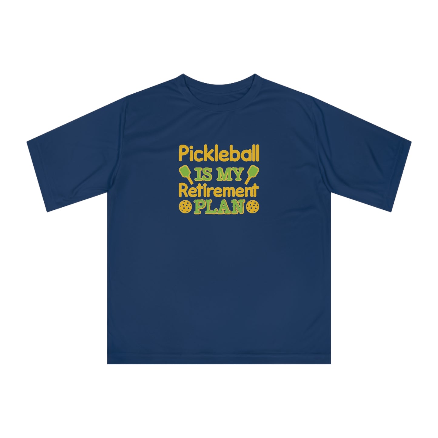Men's Funny Pickleball T-shirt - Pickleball Is My Retirement Plan Navy