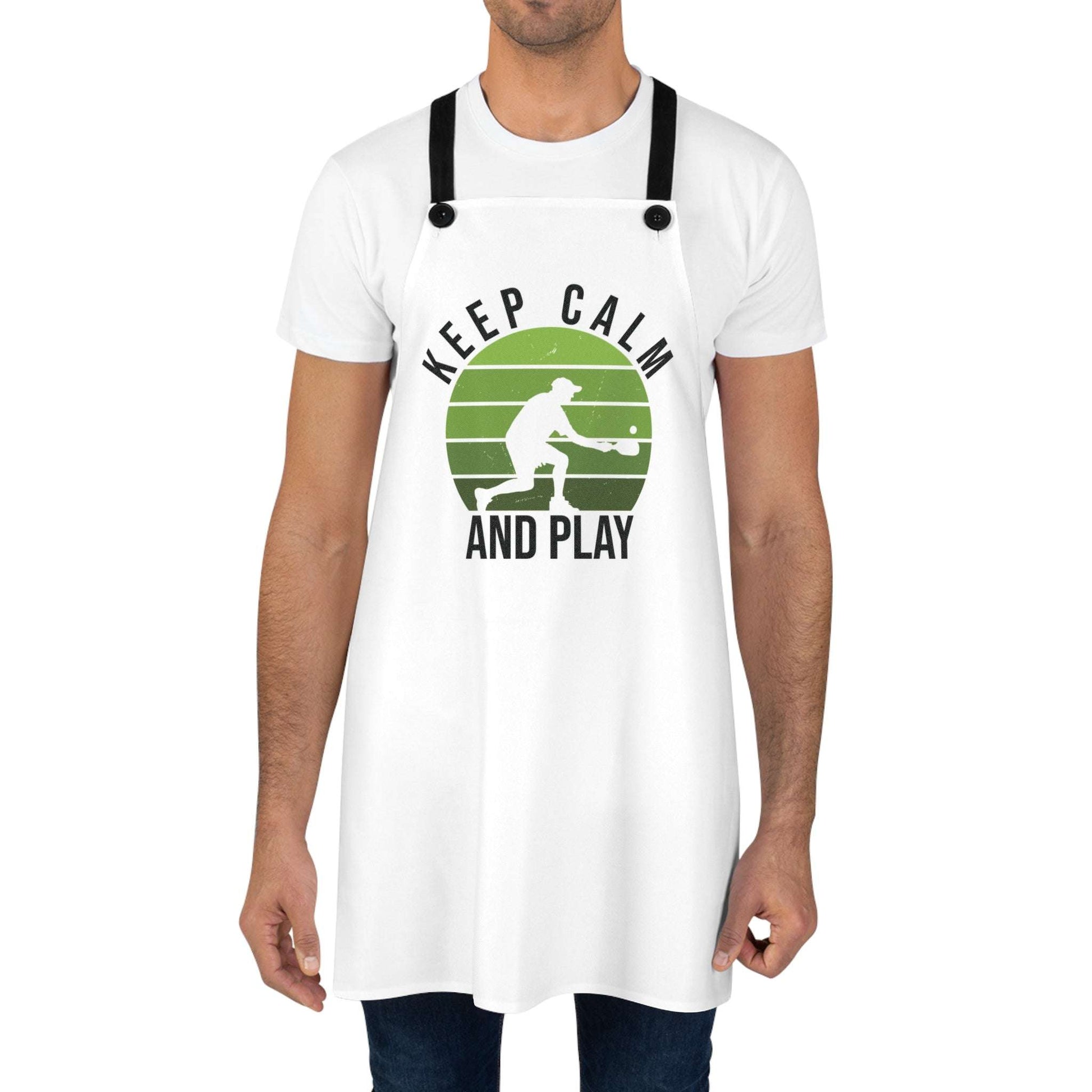 Pickleball Durable Apron - Keep Calm and Play