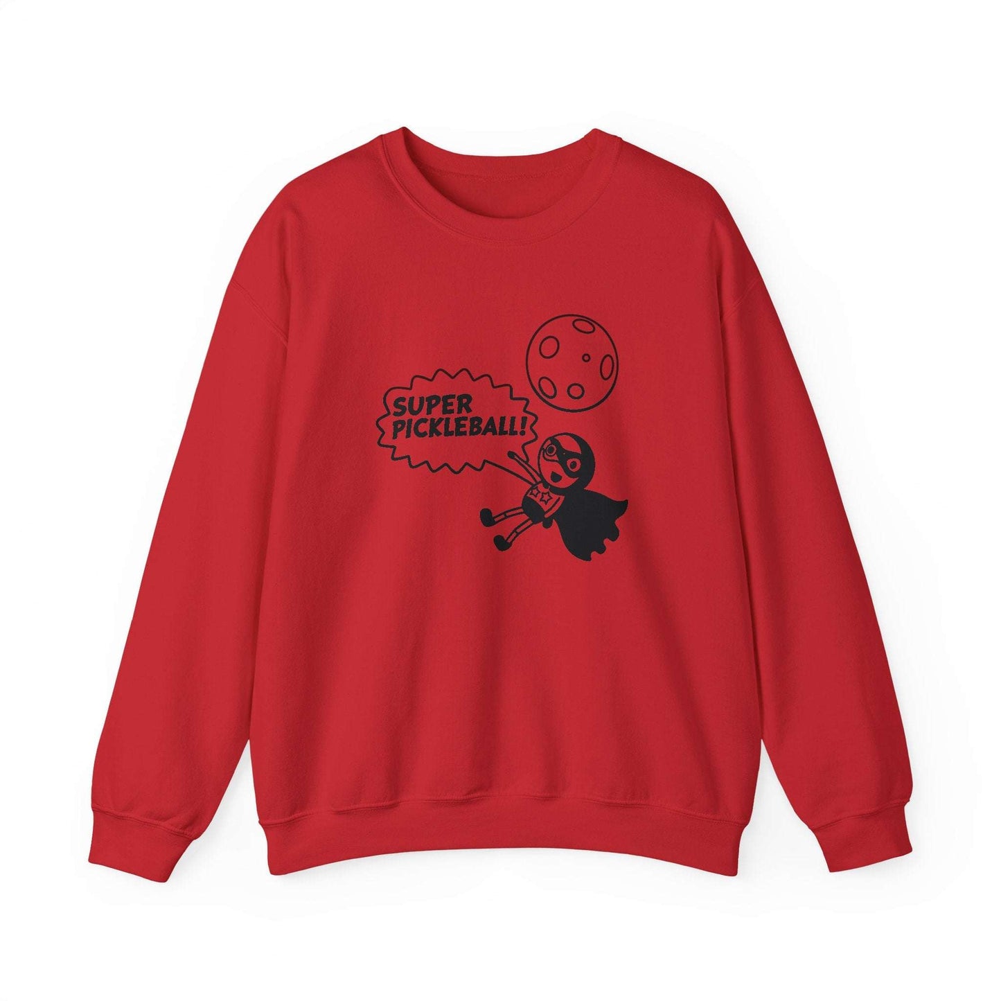 Men's Quirky Pickleball Sweatshirt - Super Pickleball S
