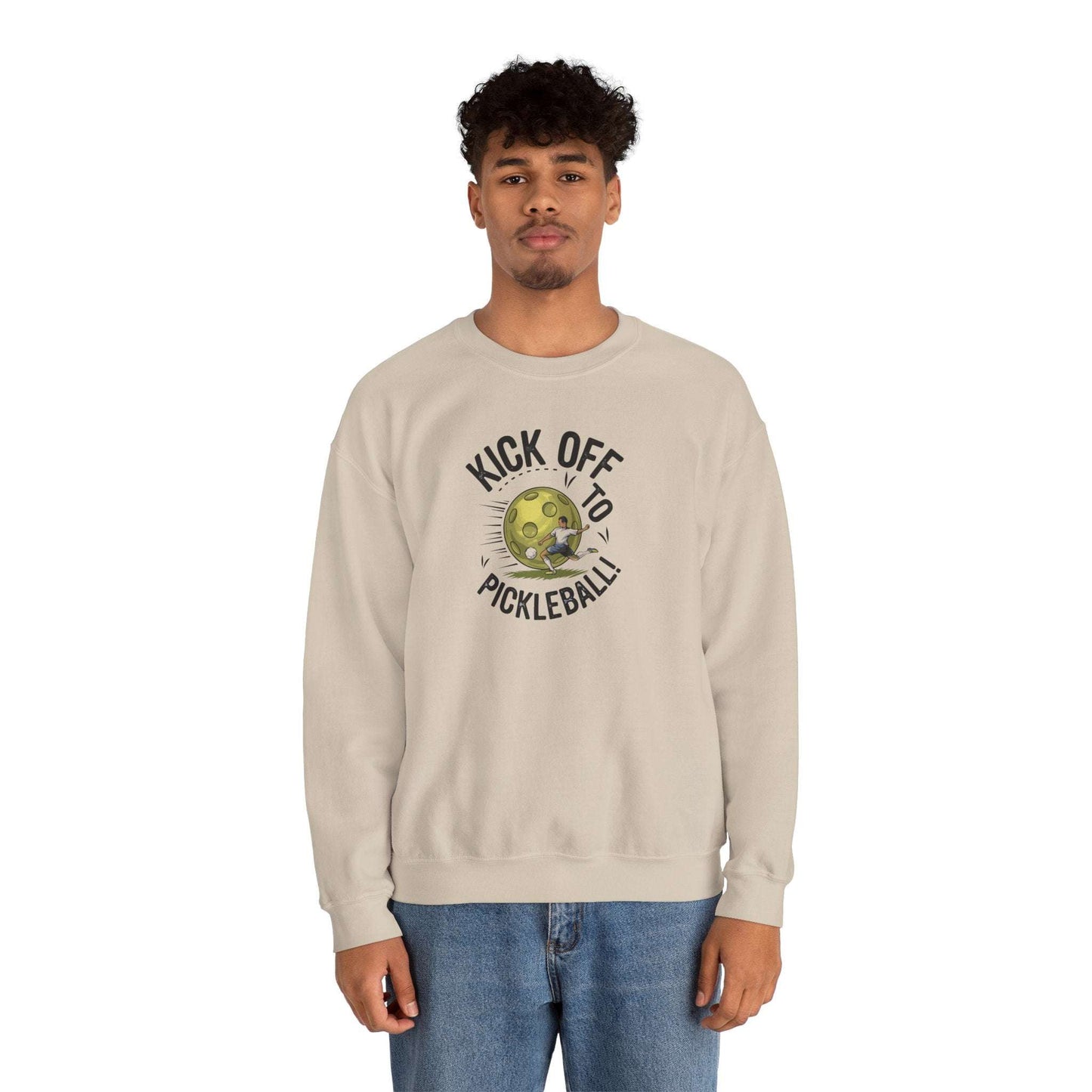 Men's Soft Pickleball Sweatshirt - Kick Off to Pickleball