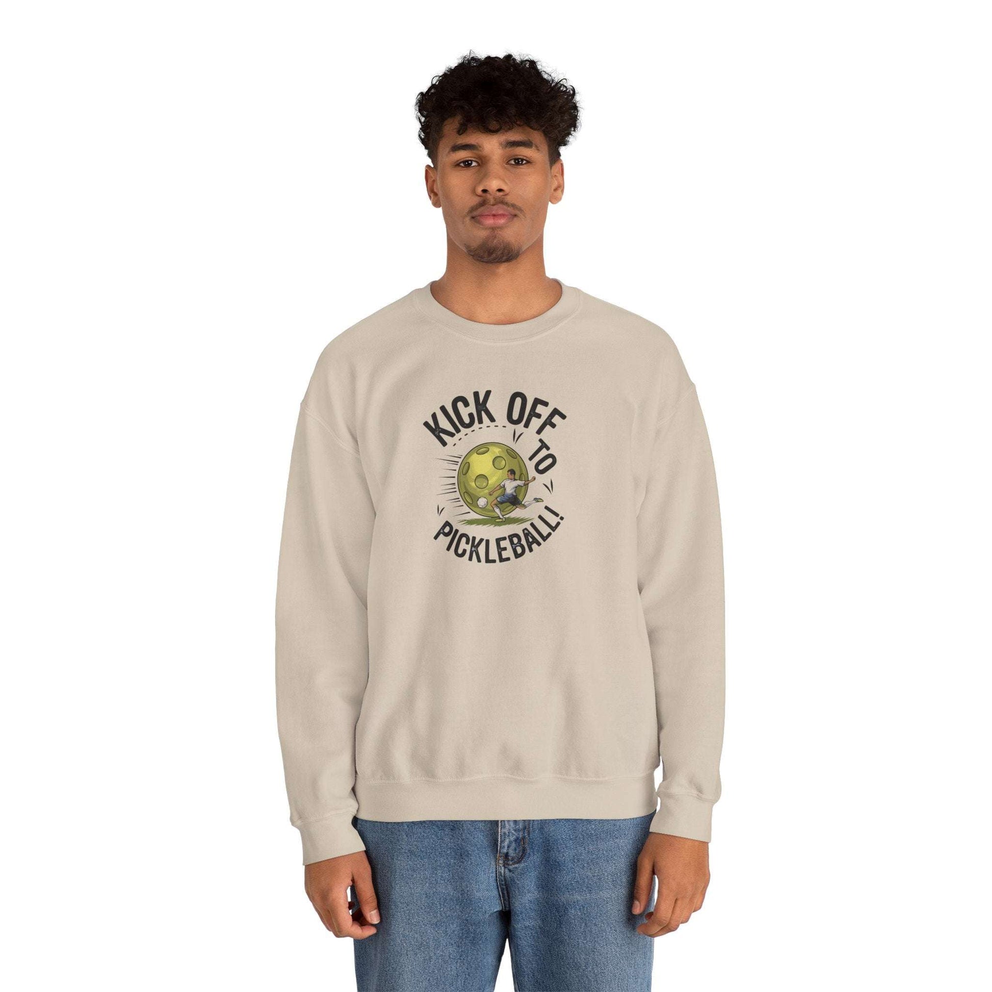 Men's Soft Pickleball Sweatshirt - Kick Off to Pickleball