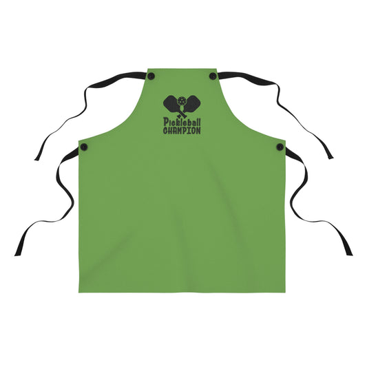 Pickleball Colorful Apron - Pickleball Champion Green