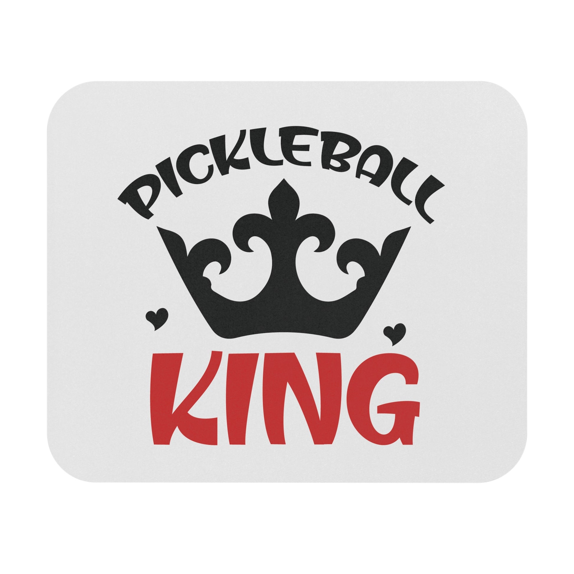 Pickleball Cool Mouse pad - Pickleball King White