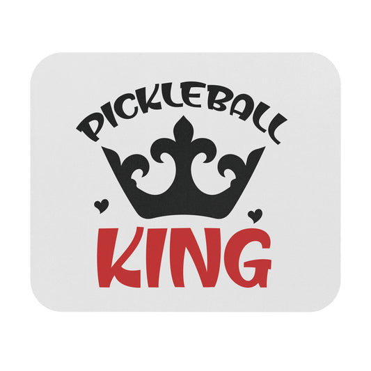 Pickleball Cool Mouse pad - Pickleball King White