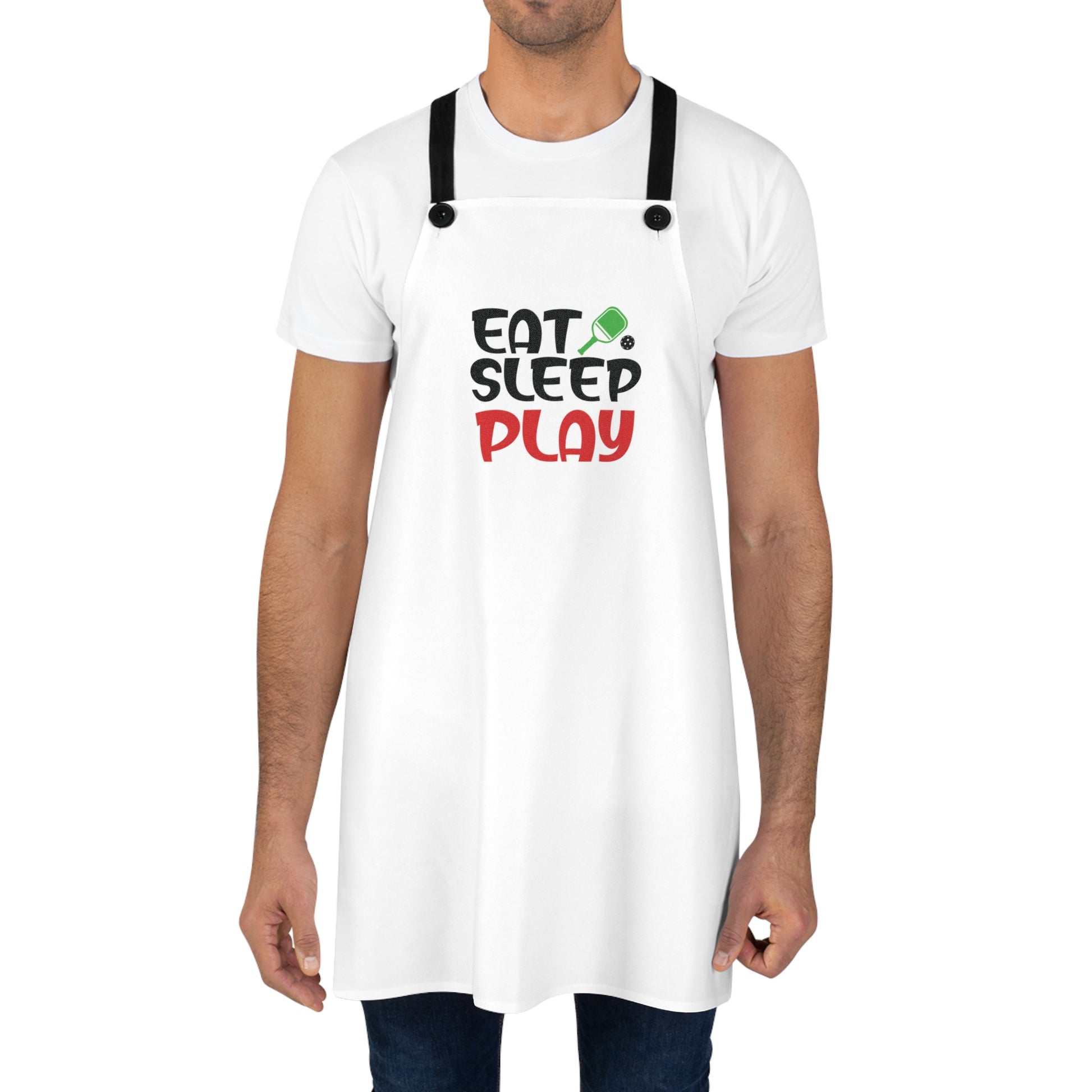 Pickleball Quirky Apron - Eat Sleep Play