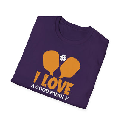 Men's Playful Pickleball T-shirt - I Love a Good Paddle