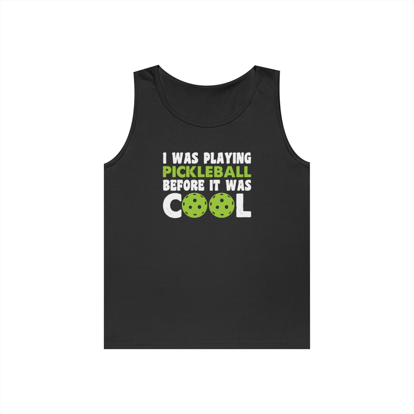 Men's Pickleball Tank Top - I Played Pickleball Before It Was Cool Black