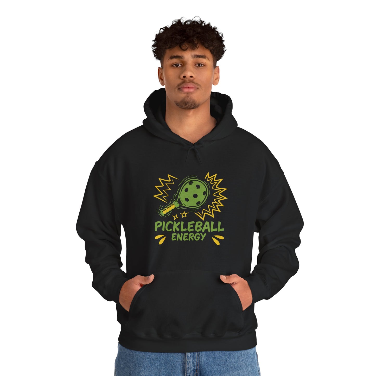 Men's Durable Pickleball Hoodie - Pickleball Energy