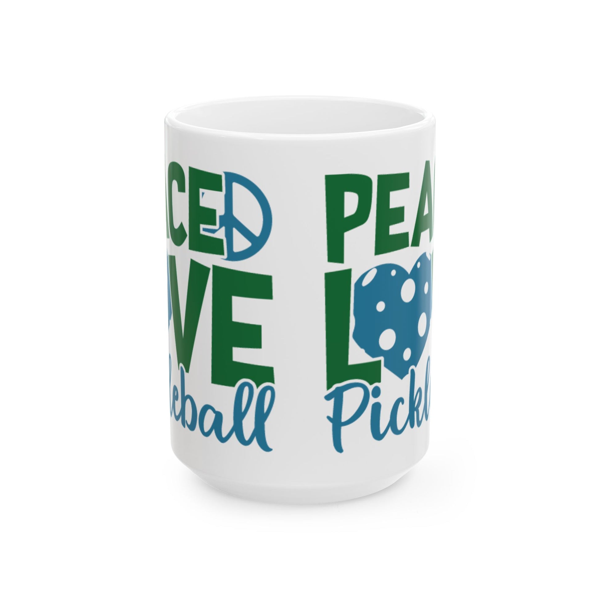 Pickleball Funny Mug - Peace, Love, Pickleball