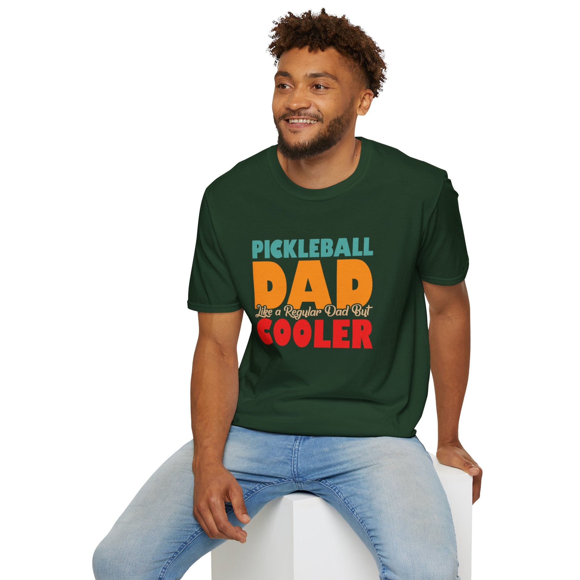 Men's Pickleball T-shirt - Pickleball Dad Like Regular Dad but Cooler