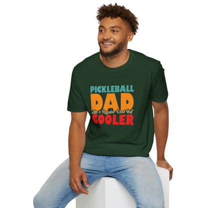 Men's Pickleball T-shirt - Pickleball Dad Like Regular Dad but Cooler