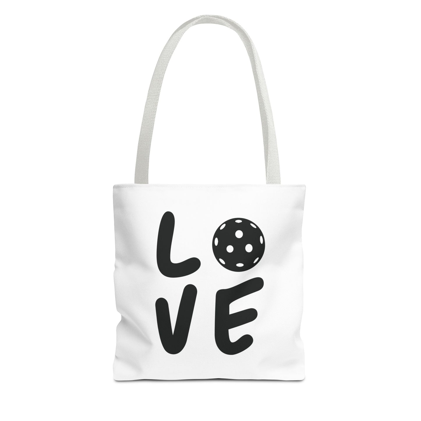 Pickleball Fun Tote Bag - Love with Pickleball White