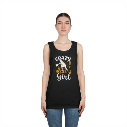 Women's Stylish Pickleball Tank Top - Crazy Pickleball Girl