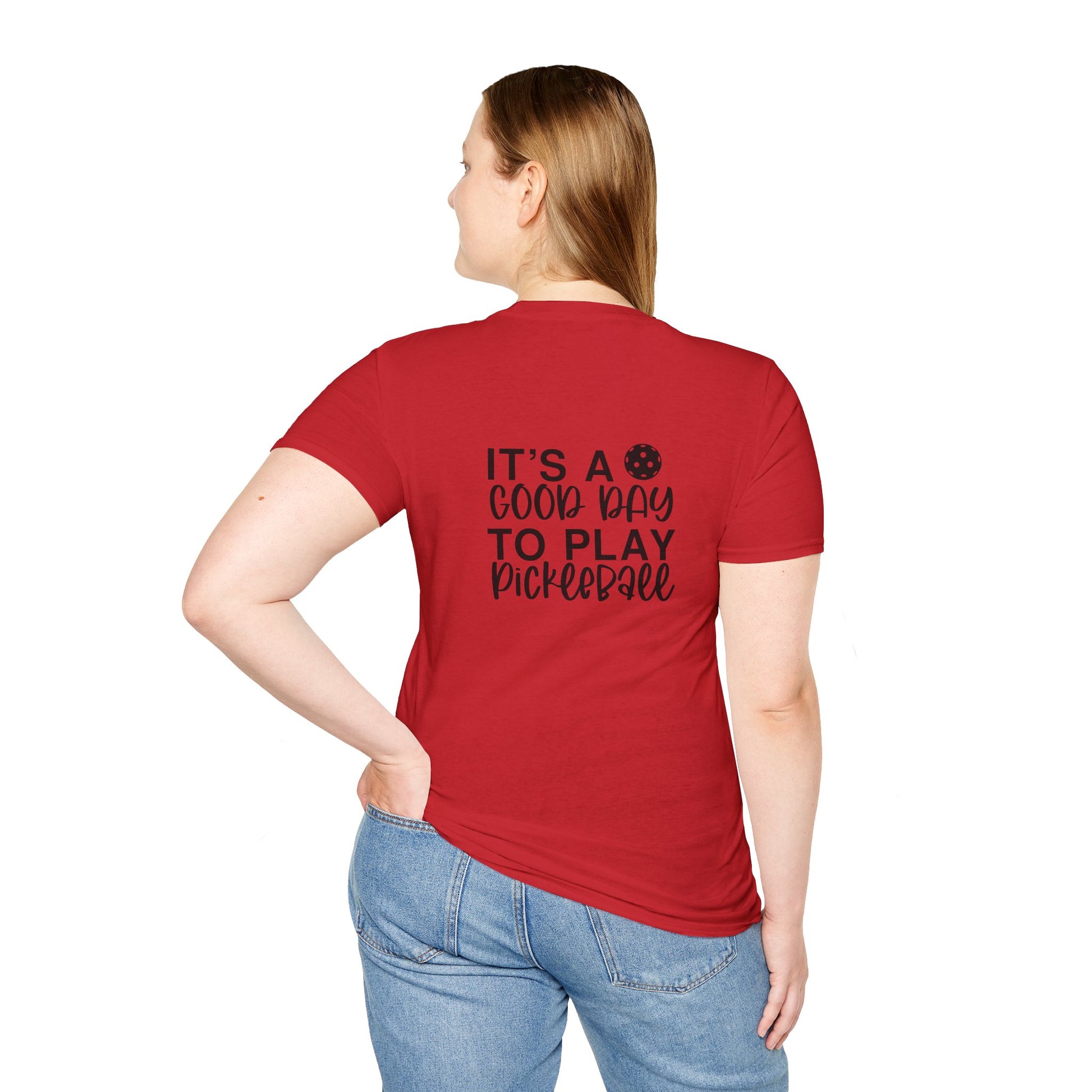 Women's Soft Pickleball T-shirt - It's a Good Day to Play Pickleball