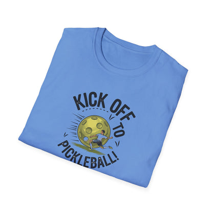 Men's Durable Pickleball T-shirt - Kick Off to Pickleball