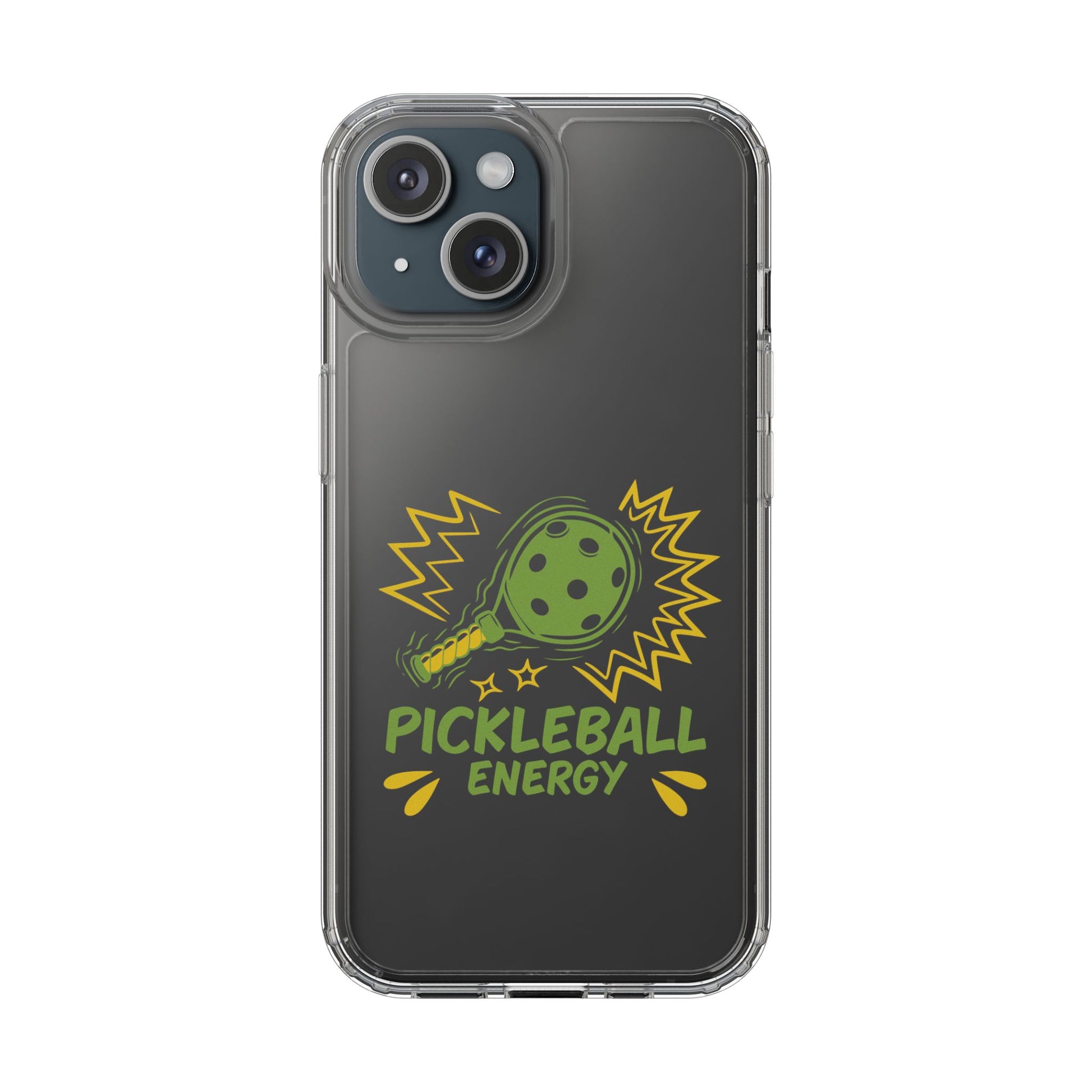 Pickleball Durable Phone case - Pickleball Energy Clear