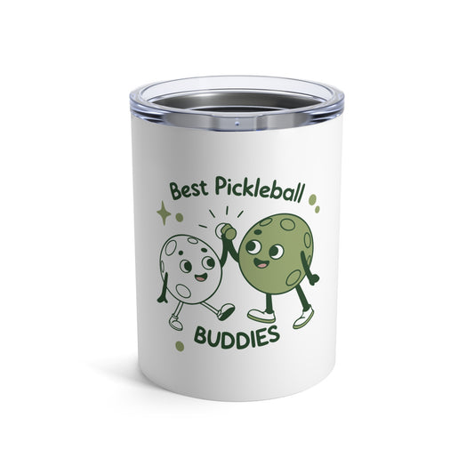 Pickleball Cute Tumbler - Best Pickleball Buddies White