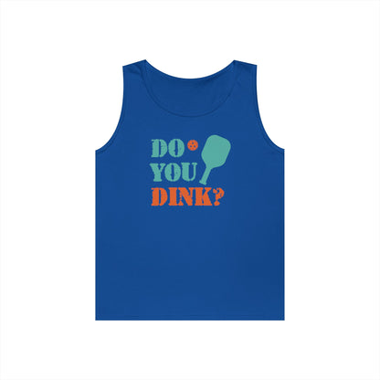Men's Durable Pickleball Tank Top - Do You Dink? Royal