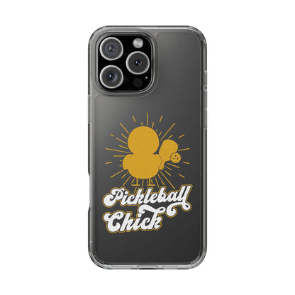 Pickleball Funny Phone case - Pickleball Chick Clear