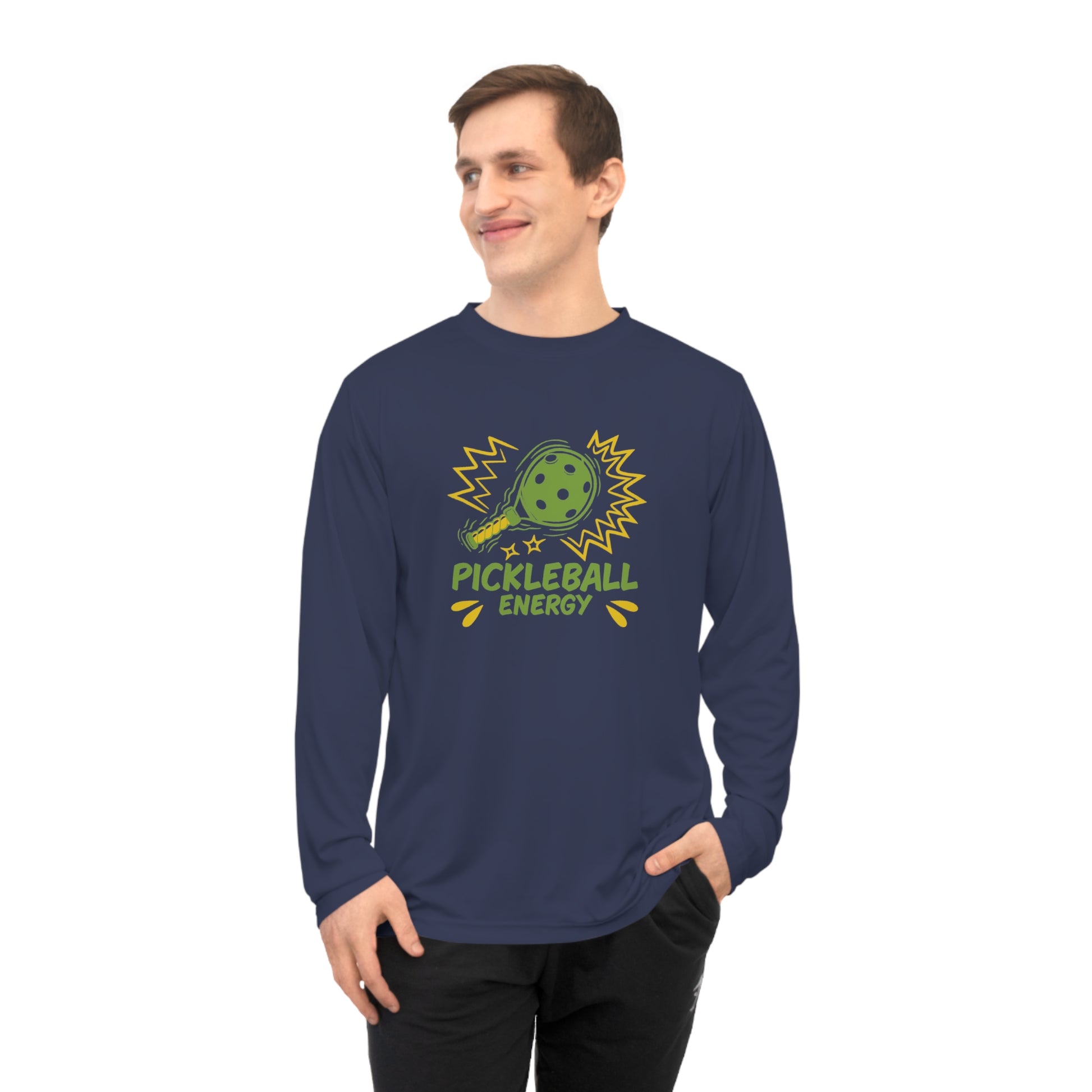 Men's Comfy Pickleball Long Sleeves top - Pickleball Energy