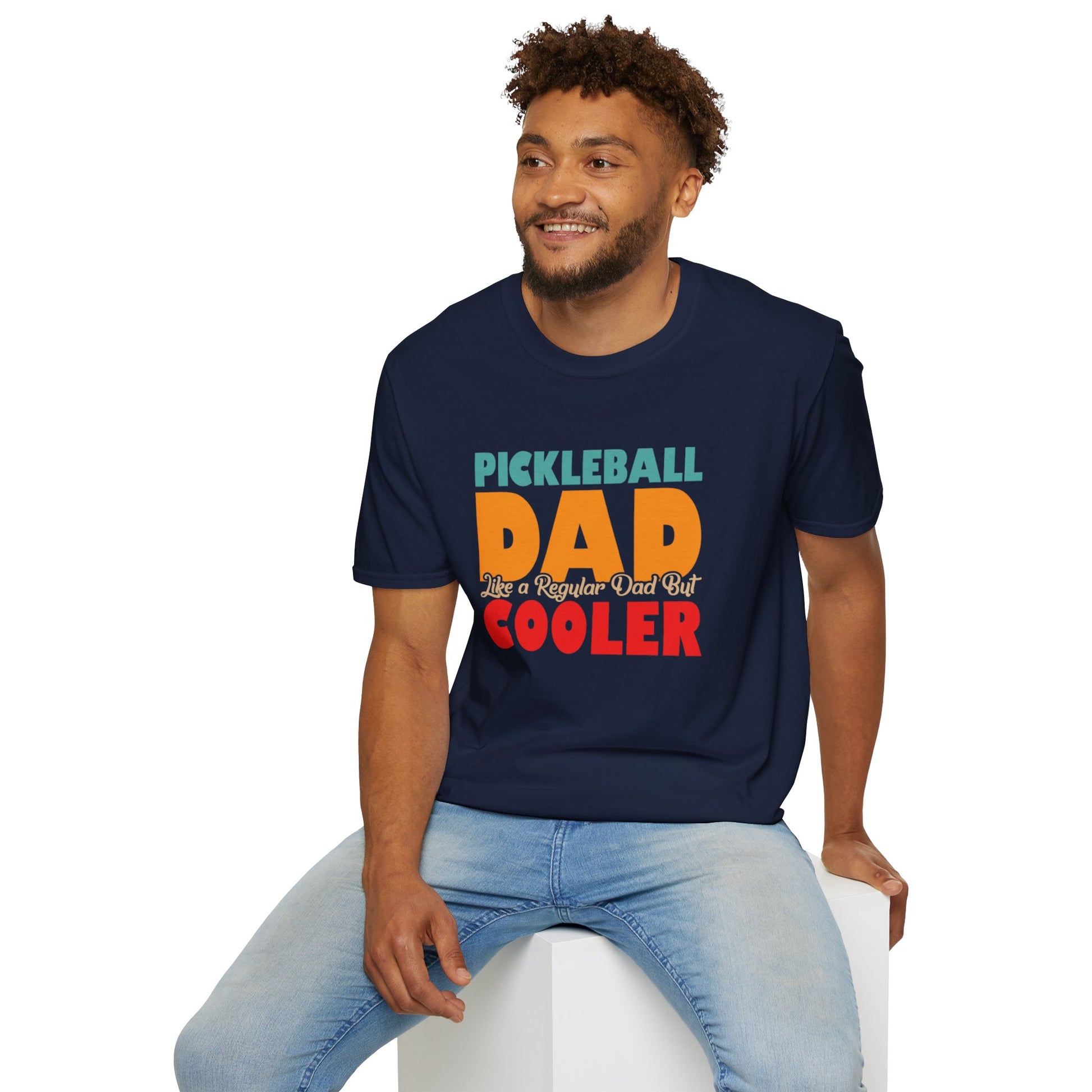 Men's Pickleball T-shirt - Pickleball Dad Like Regular Dad but Cooler