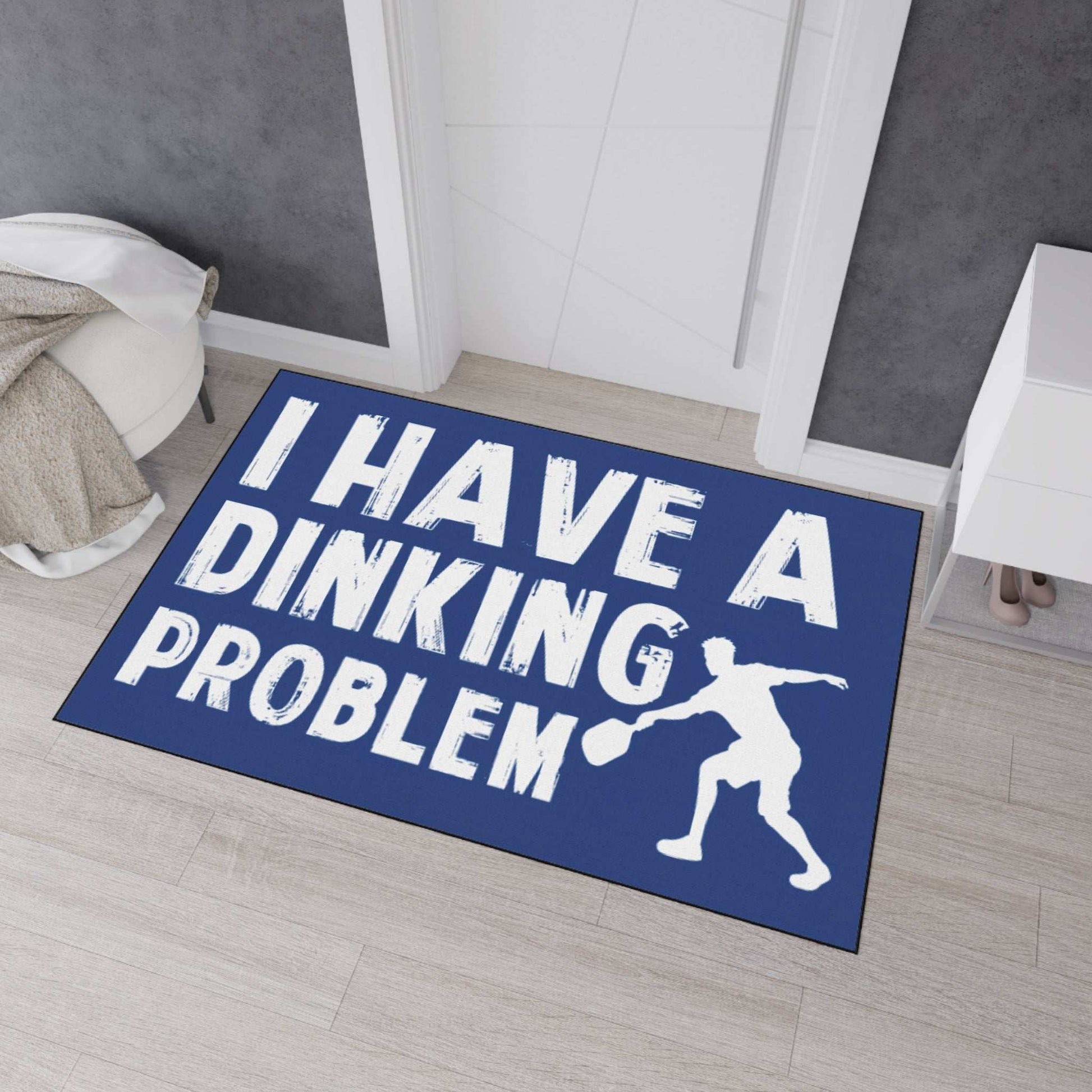 Pickleball Playful Heavy-duty Floor Mat - I Have a Dinking Problem