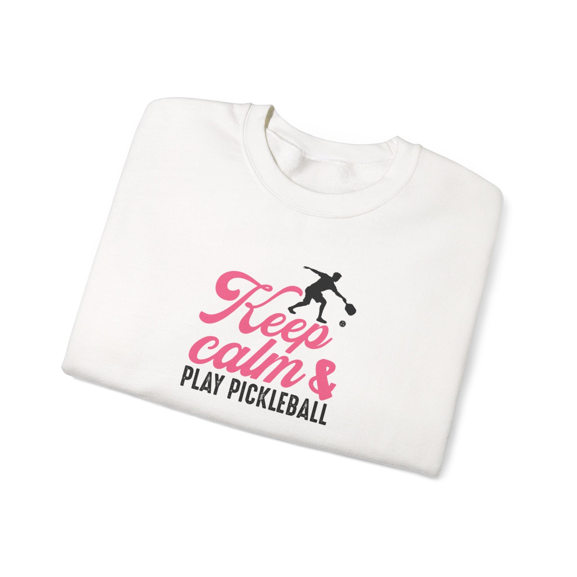 Women's Soft Pickleball Sweatshirt - Keep Calm & Play Pickleball
