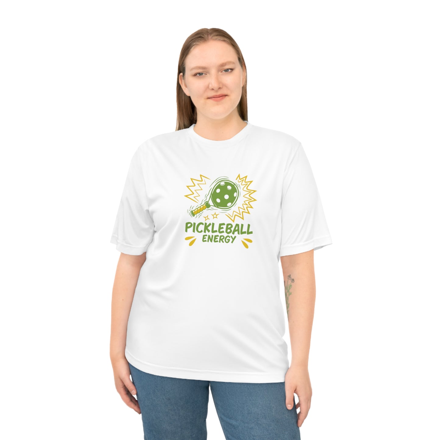 Women's Energetic Pickleball T-shirt - Pickleball Energy