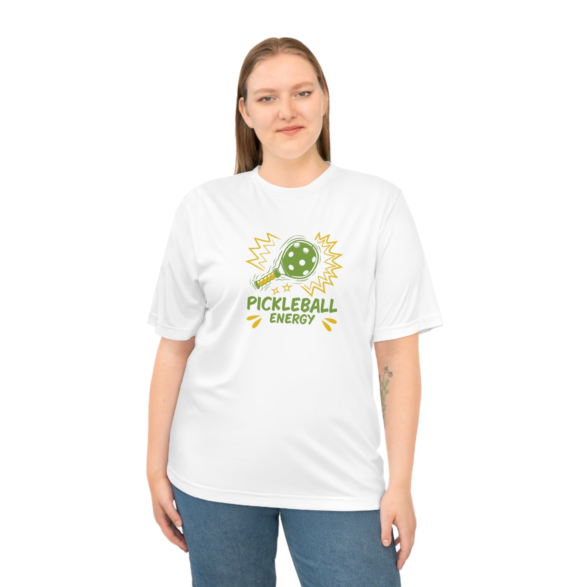 Women's Energetic Pickleball T-shirt - Pickleball Energy