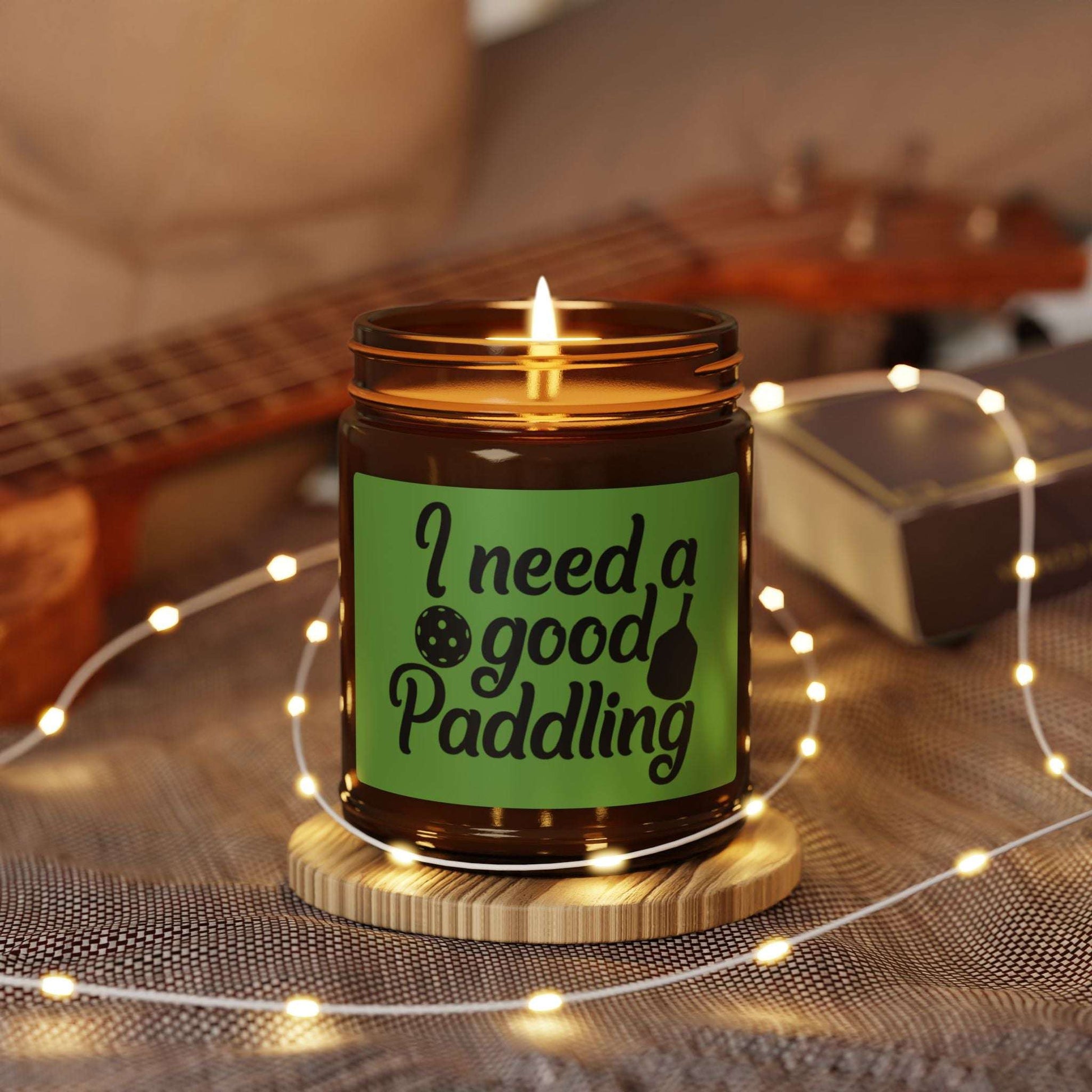 Pickleball Delightful Candle - I need a good Paddling