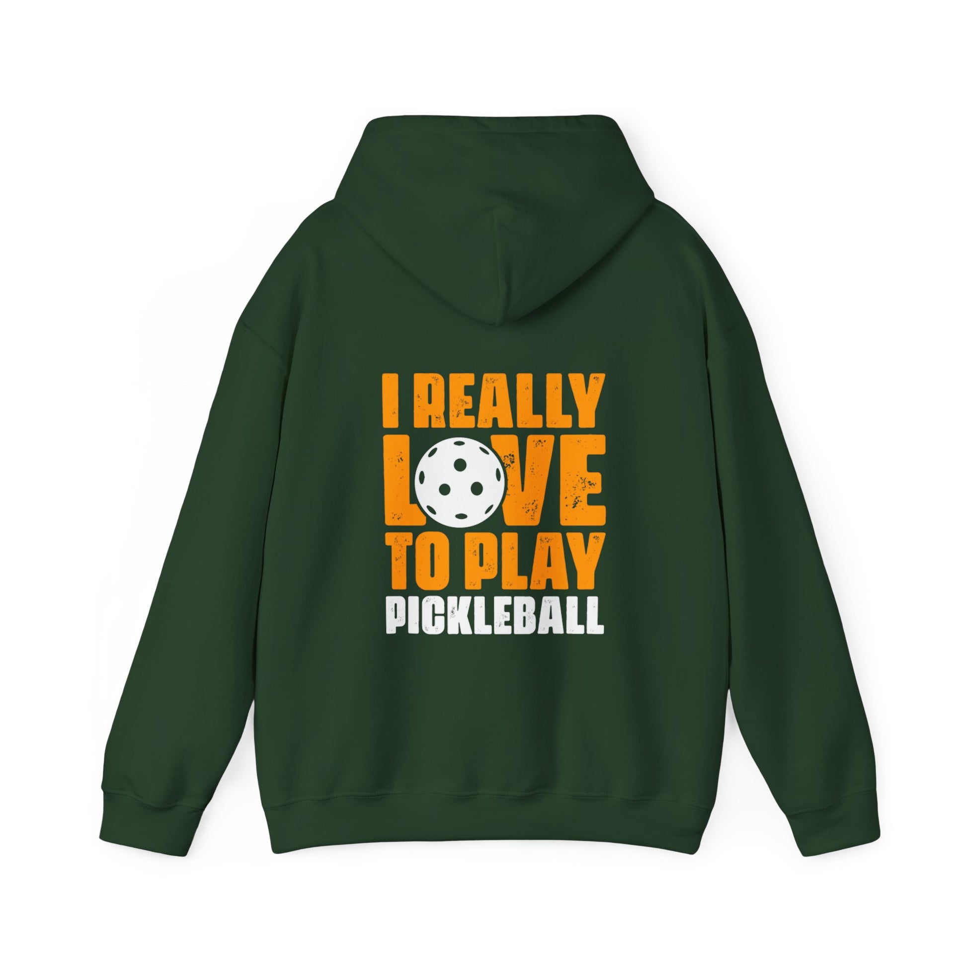 Women's Energetic Pickleball Hoodie - I Really Love to Play Pickleball